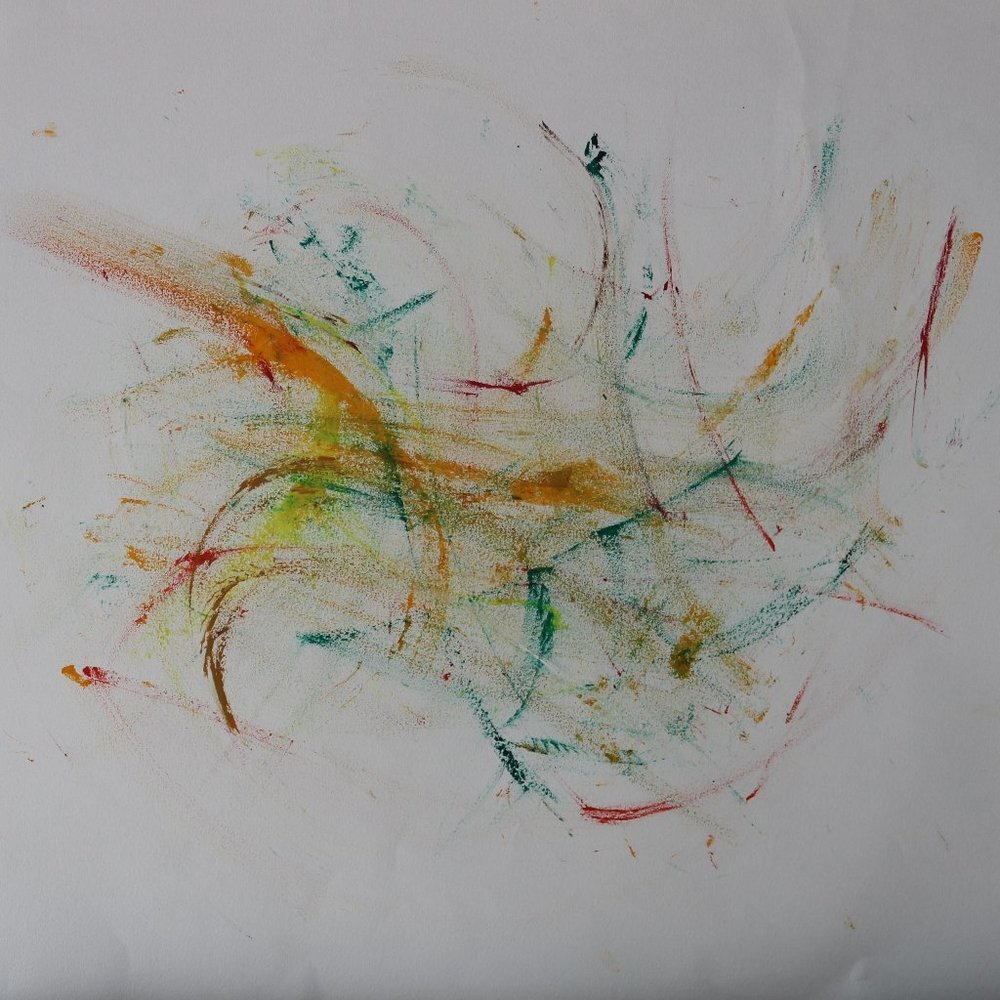 ABSTRACT ACRYLIC PAINTING BY KARTER KOHLER